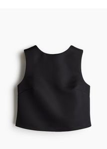 Chic Black Sleeveless Top