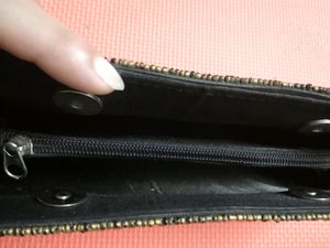 Black Coloured Cylinder Type Hand Bag
