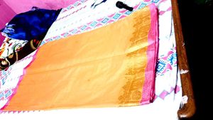 Red &amp; Gold Saree