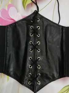 (1124)Lace-Up Corset Belt