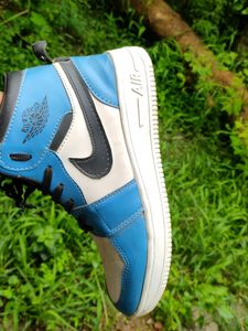 Nike First Copy Shoes Blue and Black Colour