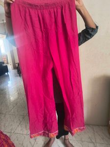 Pink Embroidered Kurta Set
