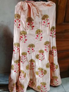 Ethnic Skirt with Floral Embroidery