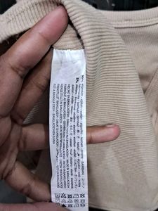 Zara Basic Tank Top beige Size S