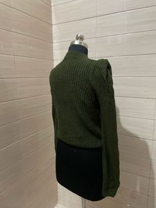 NEXT IMPORTED Green Turtleneck Sweater