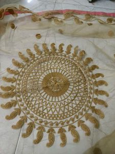 Gold Embroidered Dupatta