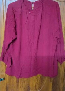Maroon Top