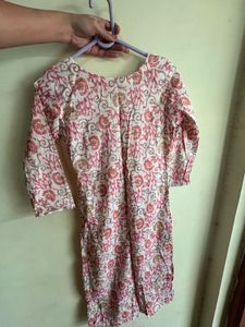 Floral Print Kurta with Pants