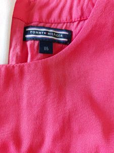 Red Tommy Hilfiger Girls Dress