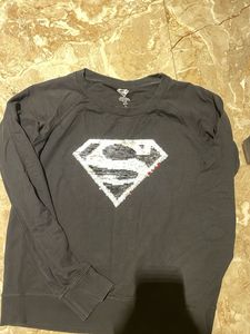 Superman Sequin Sweatshirt