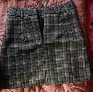 Plaid Mini Skirt