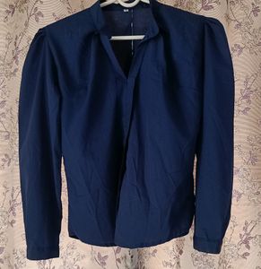 Formal Puff Sleeve Stylish Korean Shirt
