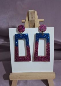 Sparkly Statement Earrings | Get 2 resin studs ear