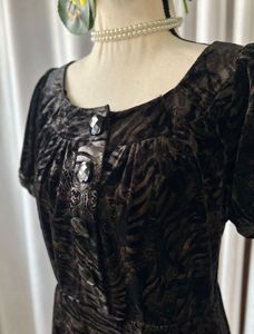 Korean Velvet Dress
