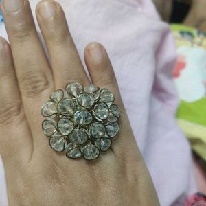 Statement Crystal Cocktail Ring