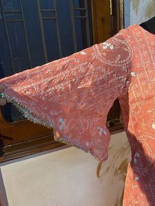 Pink Lucknowi skirt Set