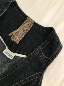 Stretchy Denim Waist Coat Bust 32-34