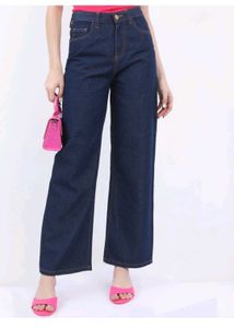 Wide Leg Denim Jeans