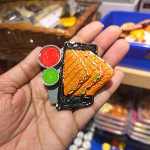 Grilled Sandwich Ceramic Fridge Magnet