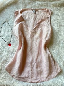 H&amp;M Peach Kurti Top ( V Pretty Irl)