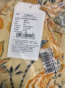 LABEL RITU KUMARFloral Print A-line Dress with Spa