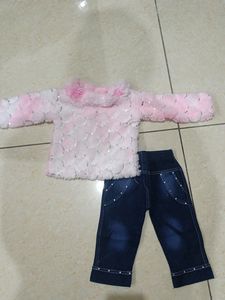 Winter Soft Suit For Baby Girl...Used Only 1 Time