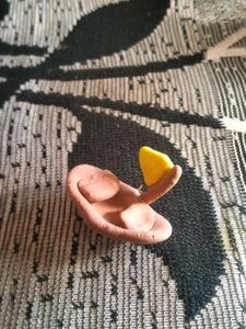 Clay Swan Figurine
