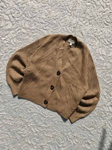 H&amp;M Brown Knit Cardigan