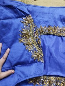 Stone Work Shurg With Golden Gown