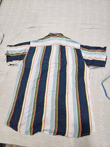 H&amp;M Striped Short Sleeve Shirt