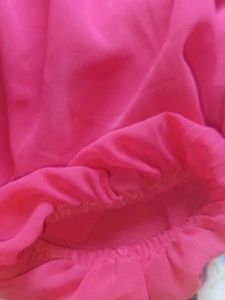 Crochet Detail Balloon Sleeve Top