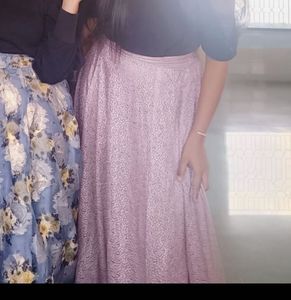 Pink Ethnic Skirt