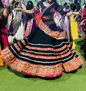 Black Navratri Chaniya Choli