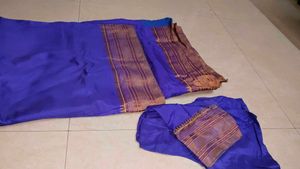 Elegant Blue Saree