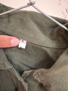 Olive Green Denim Jacket
