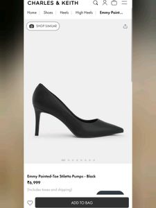 Charles & Keith Women Black