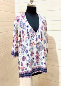 s.Oliver Imported Patterned Tunic Top