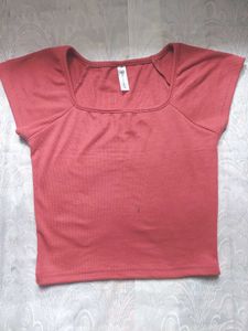 Mauve Crop Top