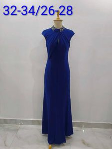 blue gown