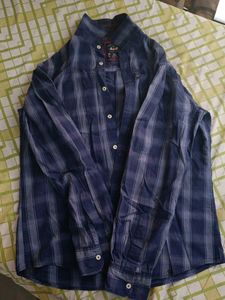 Blue Plaid Shirt