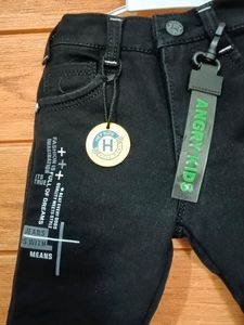 New Black Colour Jens For 3 To 4 Year Boy