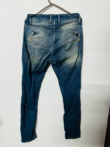 Blue Ripped Denim