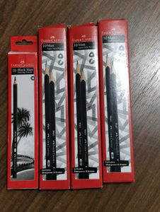 Faber-Castell 10 Matt Pencils set 4 nos
