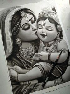 Radha Krishna Art