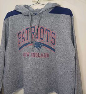New England Patriots Cropped Hoodie