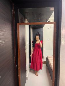 Red Dress flowy