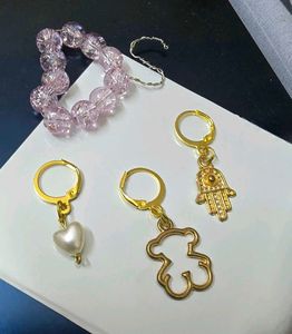 Shoe Charms Set (3) - Pearl, Teddy & Hamsa Charm