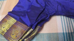 Violet Pattu Saree With Blouse