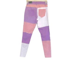 Nova Jeans Stuck in a Dream Patchwork Skinny High