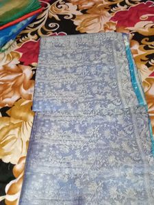 Blue Banarasi Saree